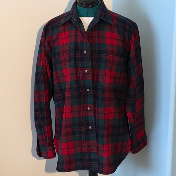 PENDLETON “EUC” made in the USA  Red/Green - Picture 1 of 5